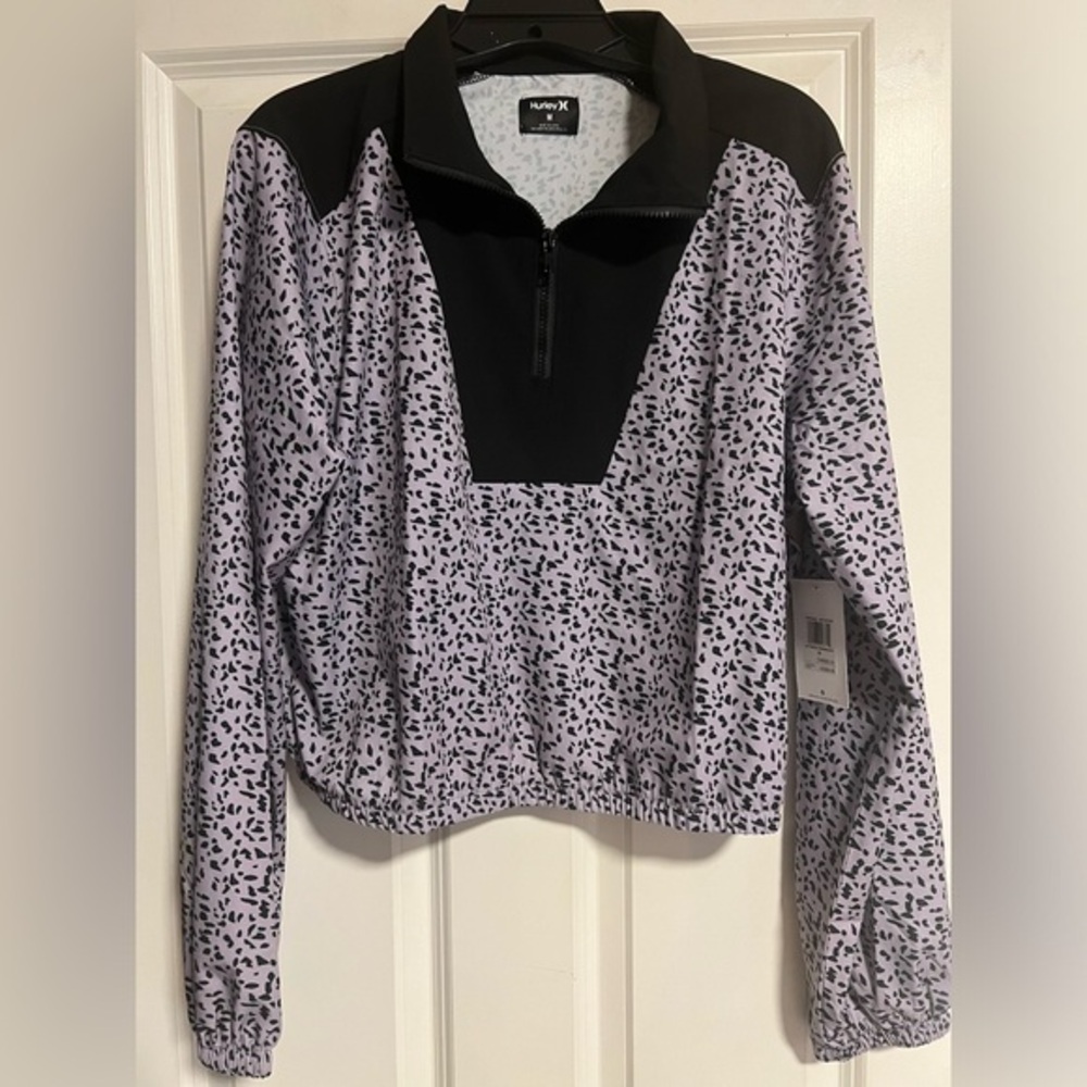 NWT Hurley Women’s Geo Dot Windbreaker - M